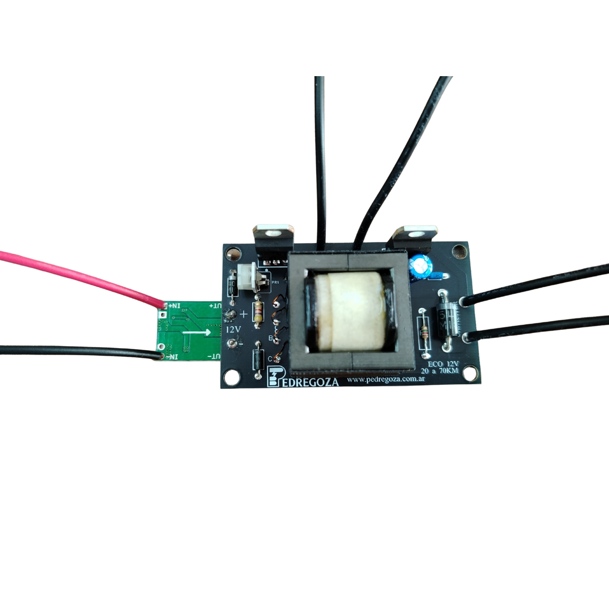 Placa Repuesto Electrificador 12V ECO con Regulador de Voltaje